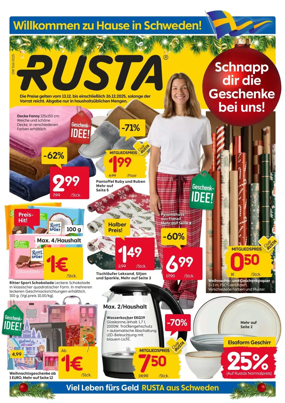 Rusta Prospekt (ab 13.12.2025) zum Blättern - Seite 1