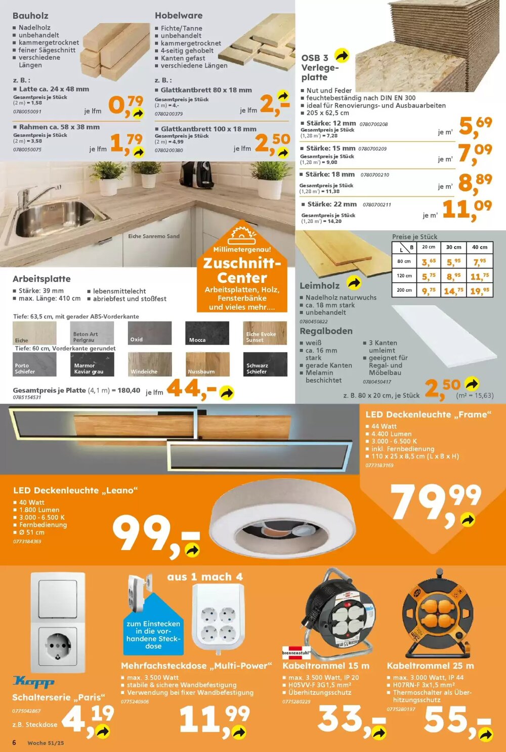 Globus Baumarkt Prospekt (ab 14.12.2025) zum Blättern - Seite 6