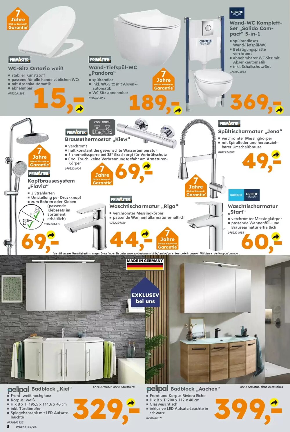 Globus Baumarkt Prospekt (ab 14.12.2025) zum Blättern - Seite 8