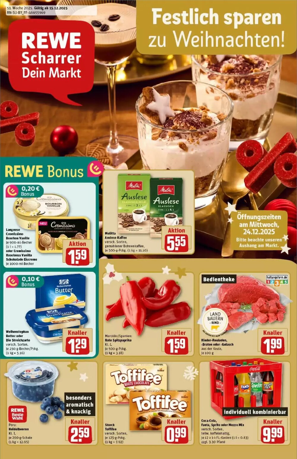 REWE Prospekt (ab 14.12.2025) zum Blättern - Seite 1