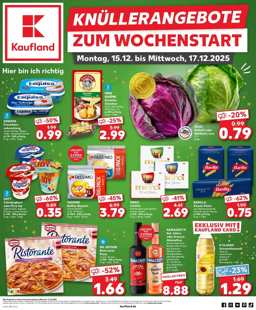 Kaufland Prospekt (ab 14.12.2025) zum Blättern - Seite 1