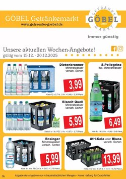 Getränke Göbel Prospekt (ab 15.12.2025) zum Blättern