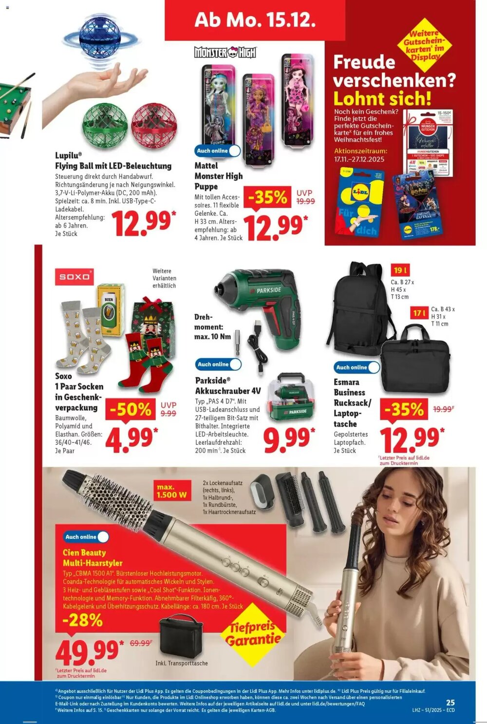 Lidl Prospekt (ab 15.12.2025) zum Blättern - Seite 13