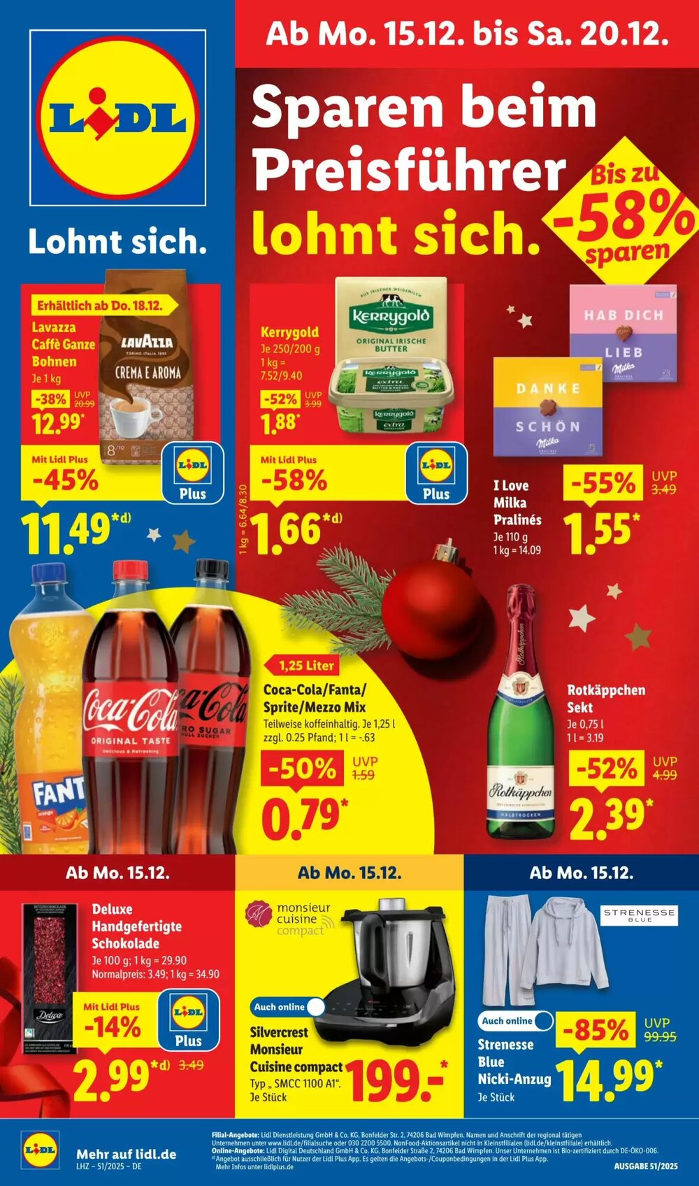 Lidl Prospekt (ab 15.12.2025) zum Blättern - Seite 1