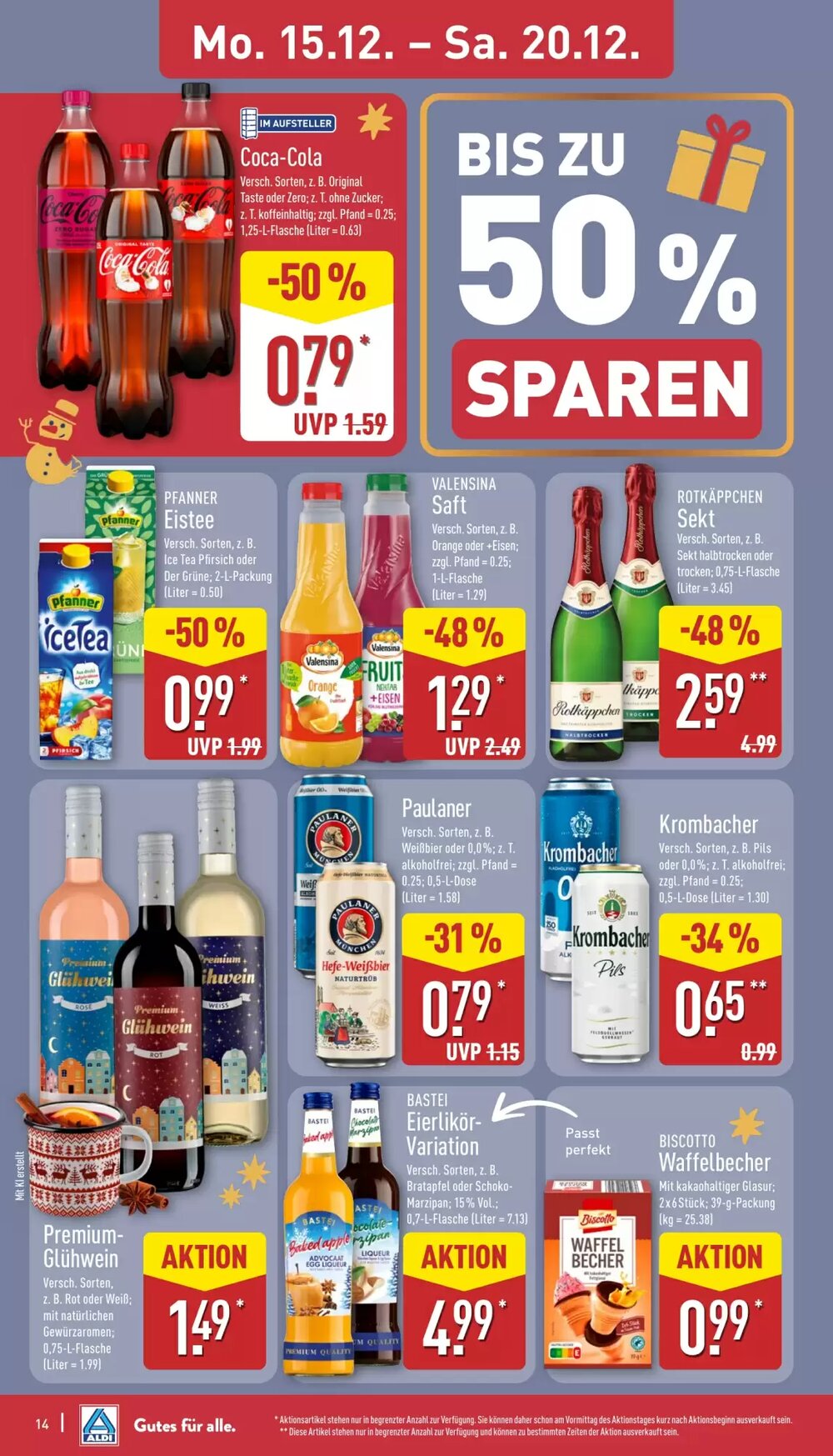 Aldi Nord Prospekt (ab 15.12.2025) zum Blättern - Seite 15