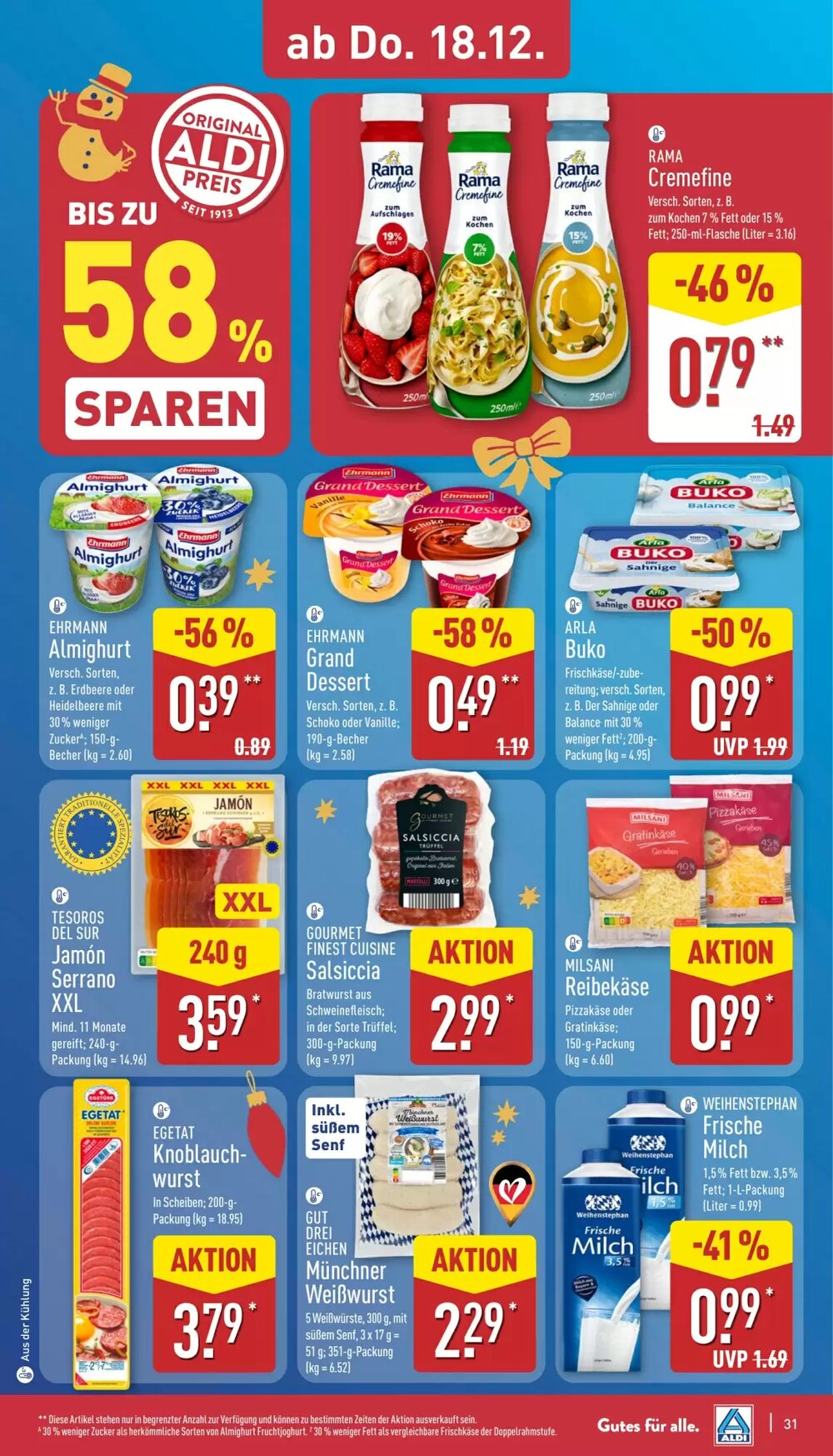 Aldi Nord Prospekt (ab 15.12.2025) zum Blättern - Seite 32