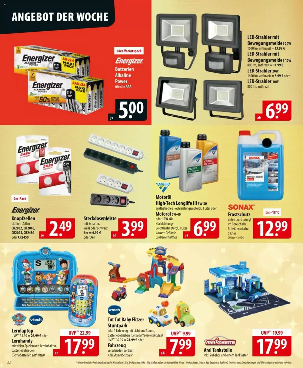 Famila Nord Ost Prospekt (ab 15.12.2025) zum Blättern - Seite 22