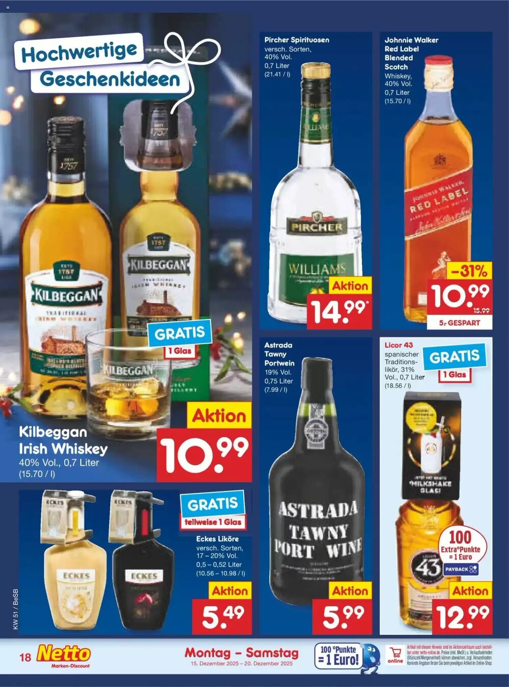 Netto Marken-Discount Prospekt (ab 15.12.2025) zum Blättern - Seite 20