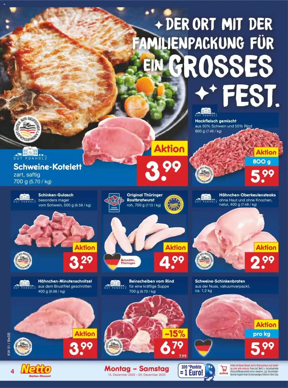Netto Marken-Discount Prospekt (ab 15.12.2025) zum Blättern - Seite 4