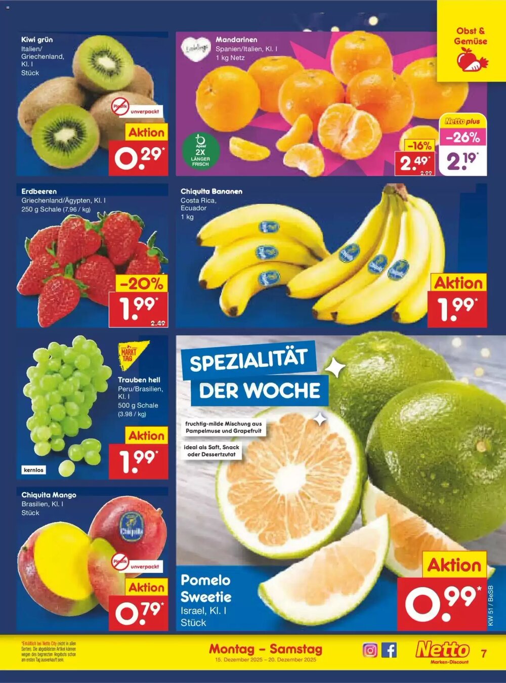 Netto Marken-Discount Prospekt (ab 15.12.2025) zum Blättern - Seite 7
