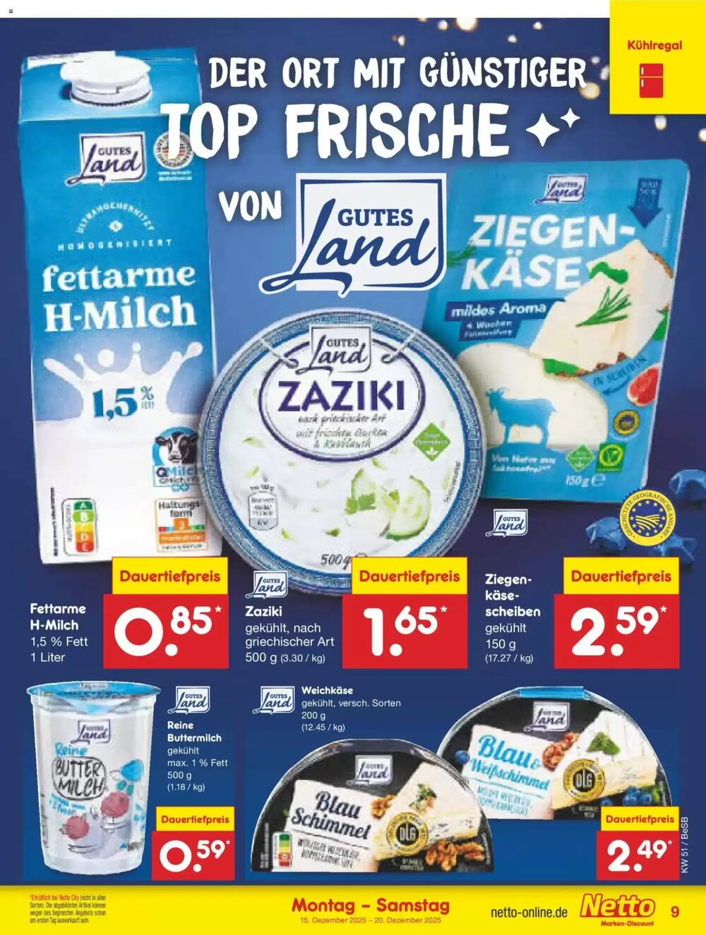 Netto Marken-Discount Prospekt (ab 15.12.2025) zum Blättern - Seite 9