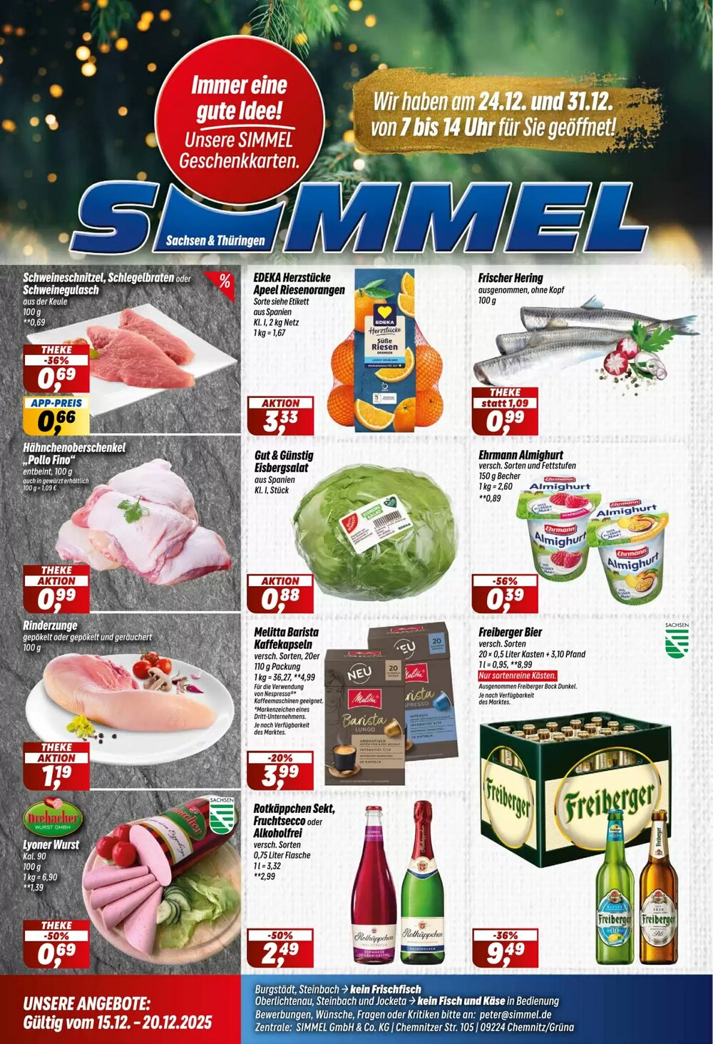 Simmel Prospekt (ab 15.12.2025) zum Blättern - Seite 1