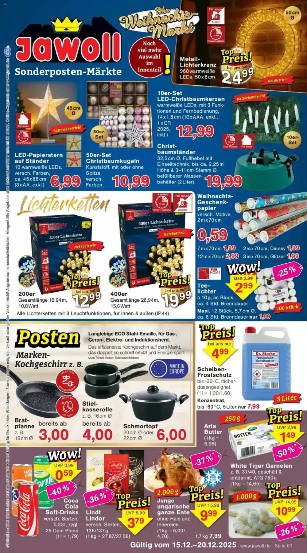 Jawoll Prospekt (ab 15.12.2025) zum Blättern - Seite 1