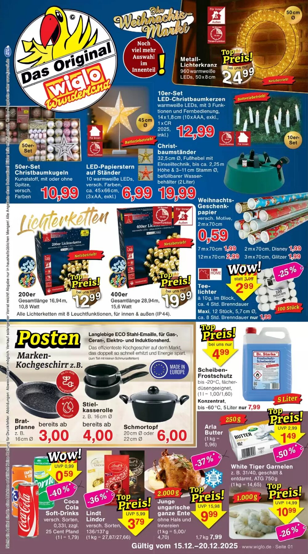 Wiglo Wunderland Prospekt (ab 15.12.2025) zum Blättern - Seite 1