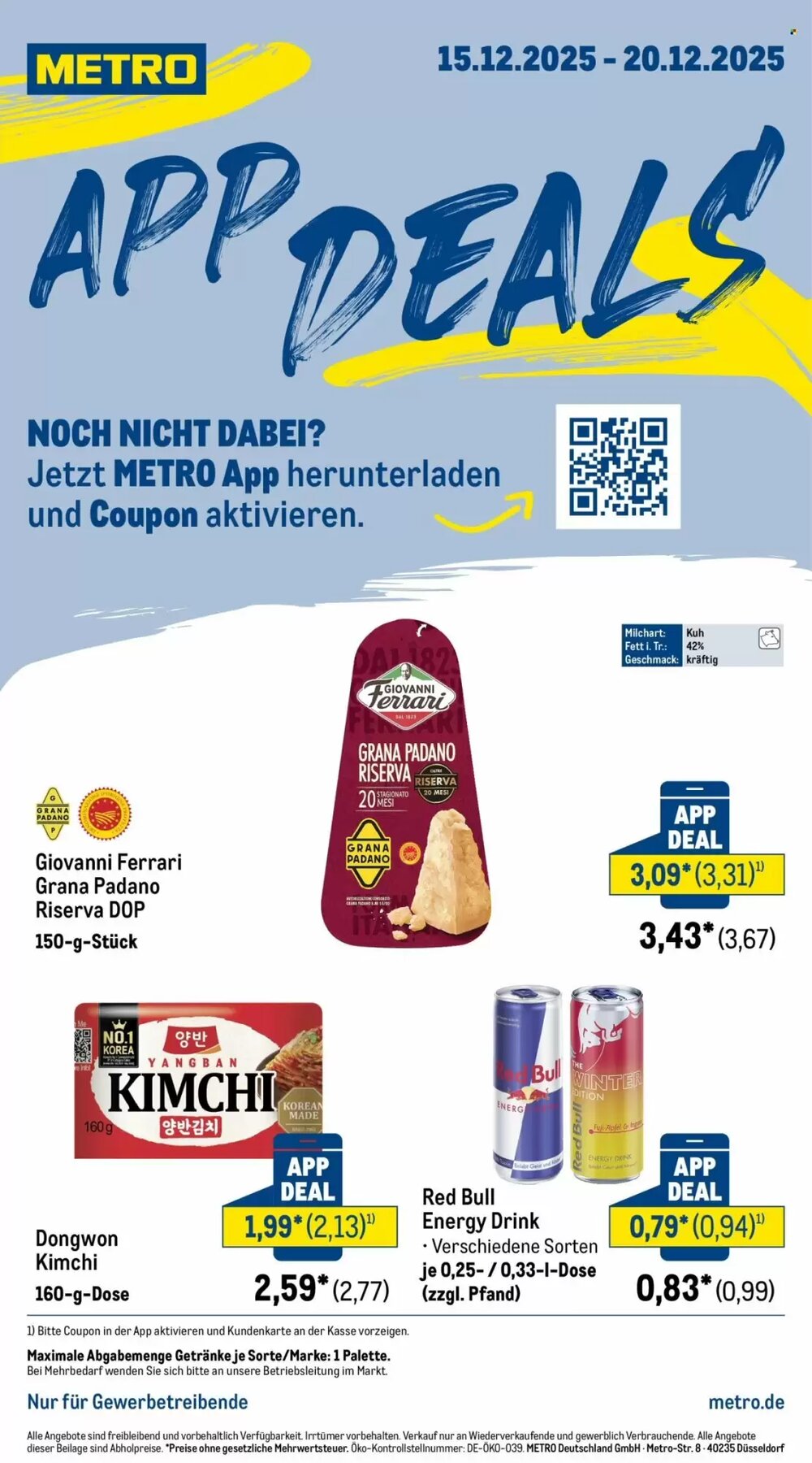 METRO Prospekt (ab 15.12.2025) zum Blättern - Seite 1