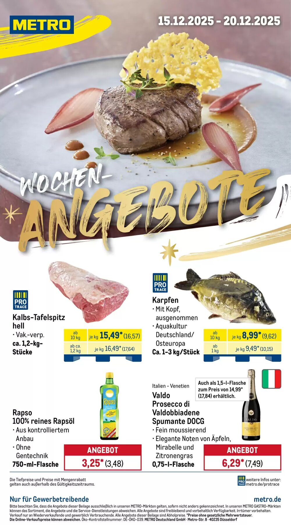 METRO Prospekt (ab 15.12.2025) zum Blättern - Seite 1