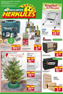 Herkules Baumarkt Prospekt (ab 15.12.2025) zum Blättern