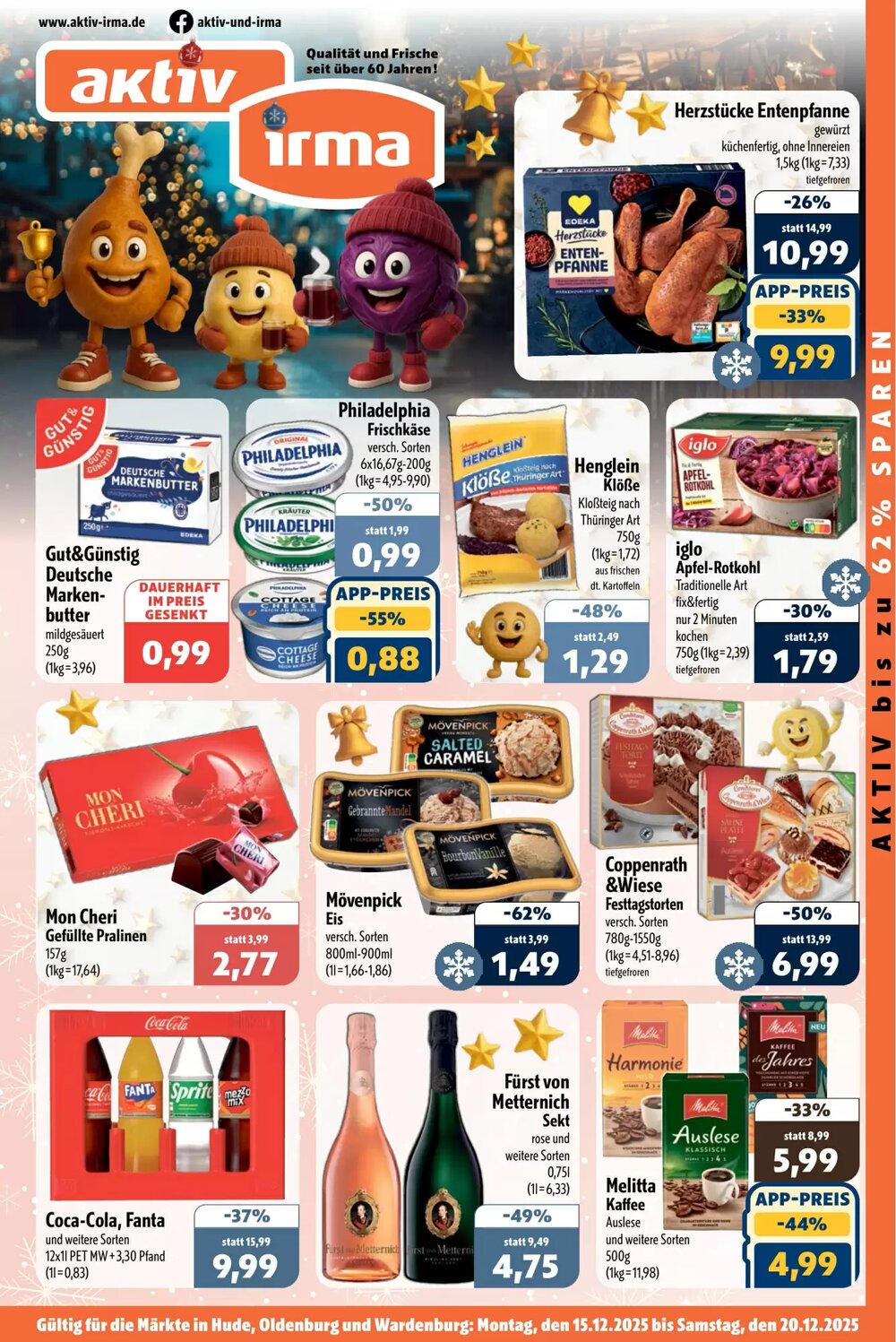 Aktiv Irma Prospekt (ab 15.12.2025) zum Blättern - Seite 1