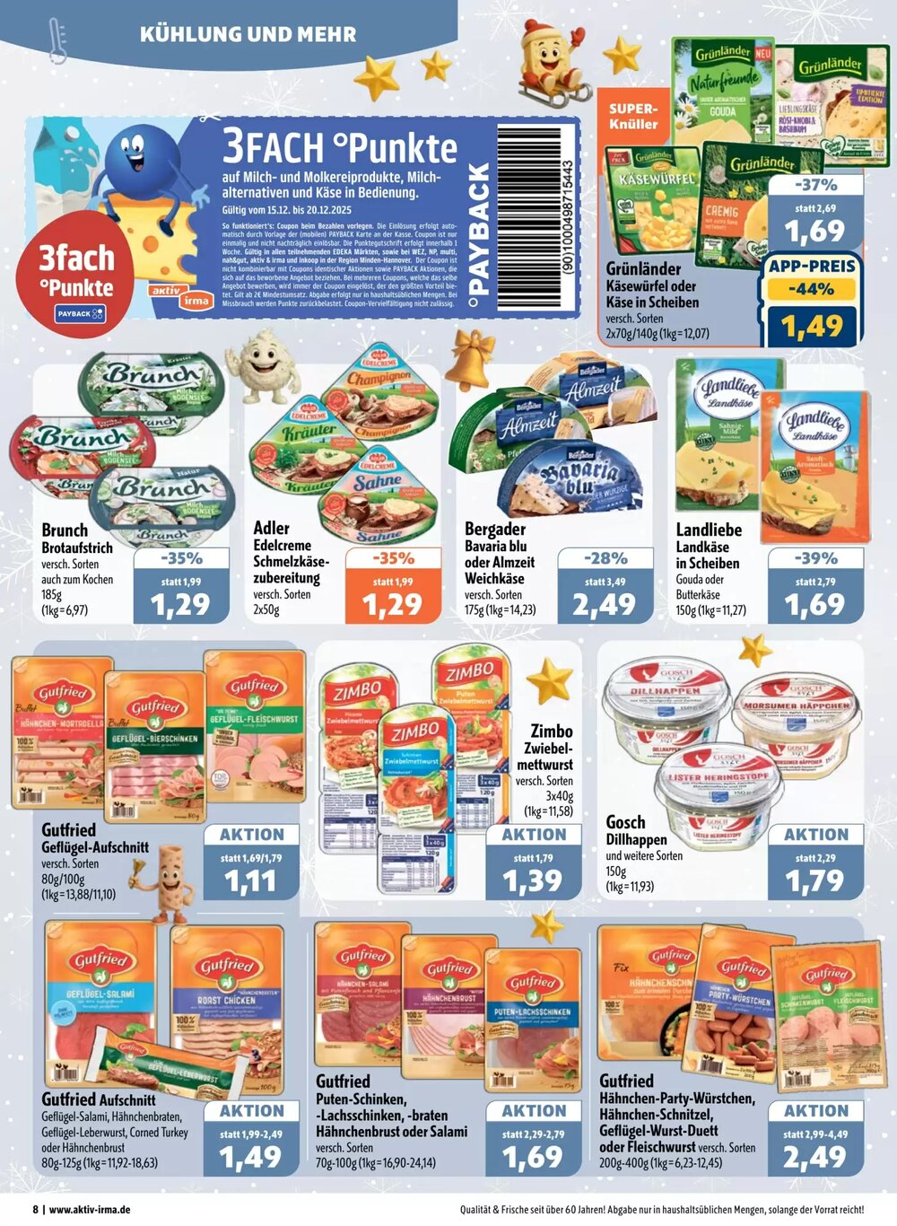 Aktiv Irma Prospekt (ab 15.12.2025) zum Blättern - Seite 8