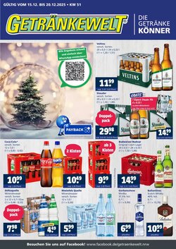 Getränkewelt Prospekt (ab 15.12.2025) zum Blättern