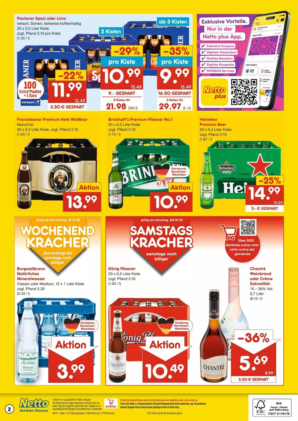 Netto Getränke Discount Prospekt (ab 15.12.2025) zum Blättern - Seite 2