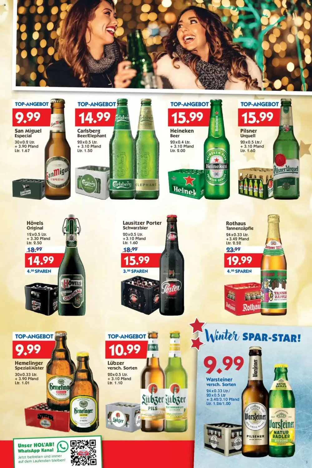 Hol'ab Getränkemarkt Prospekt (ab 15.12.2025) zum Blättern - Seite 3