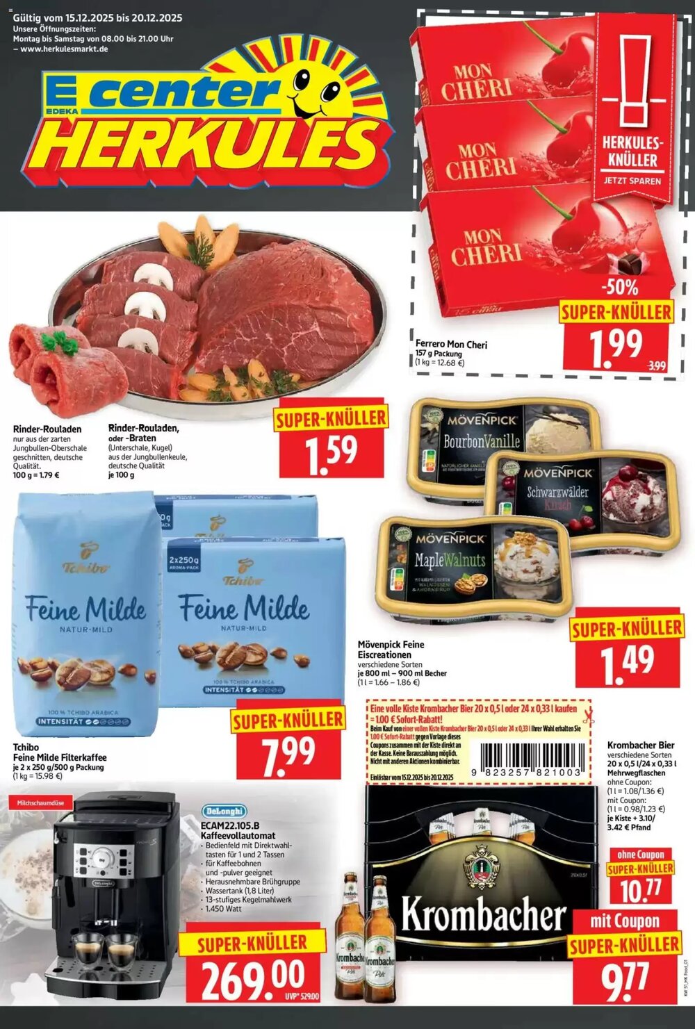 Edeka Herkules Prospekt (ab 15.12.2025) zum Blättern - Seite 1