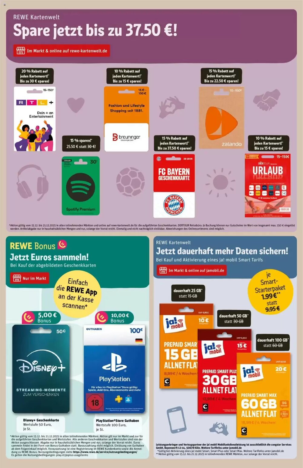 REWE Kaufpark Prospekt (ab 15.12.2025) zum Blättern - Seite 26