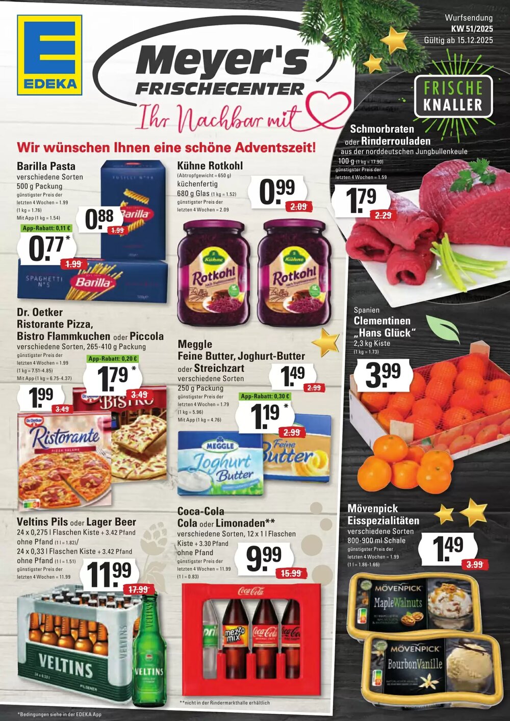 Meyer's Frischemarkt Prospekt (ab 15.12.2025) zum Blättern - Seite 1