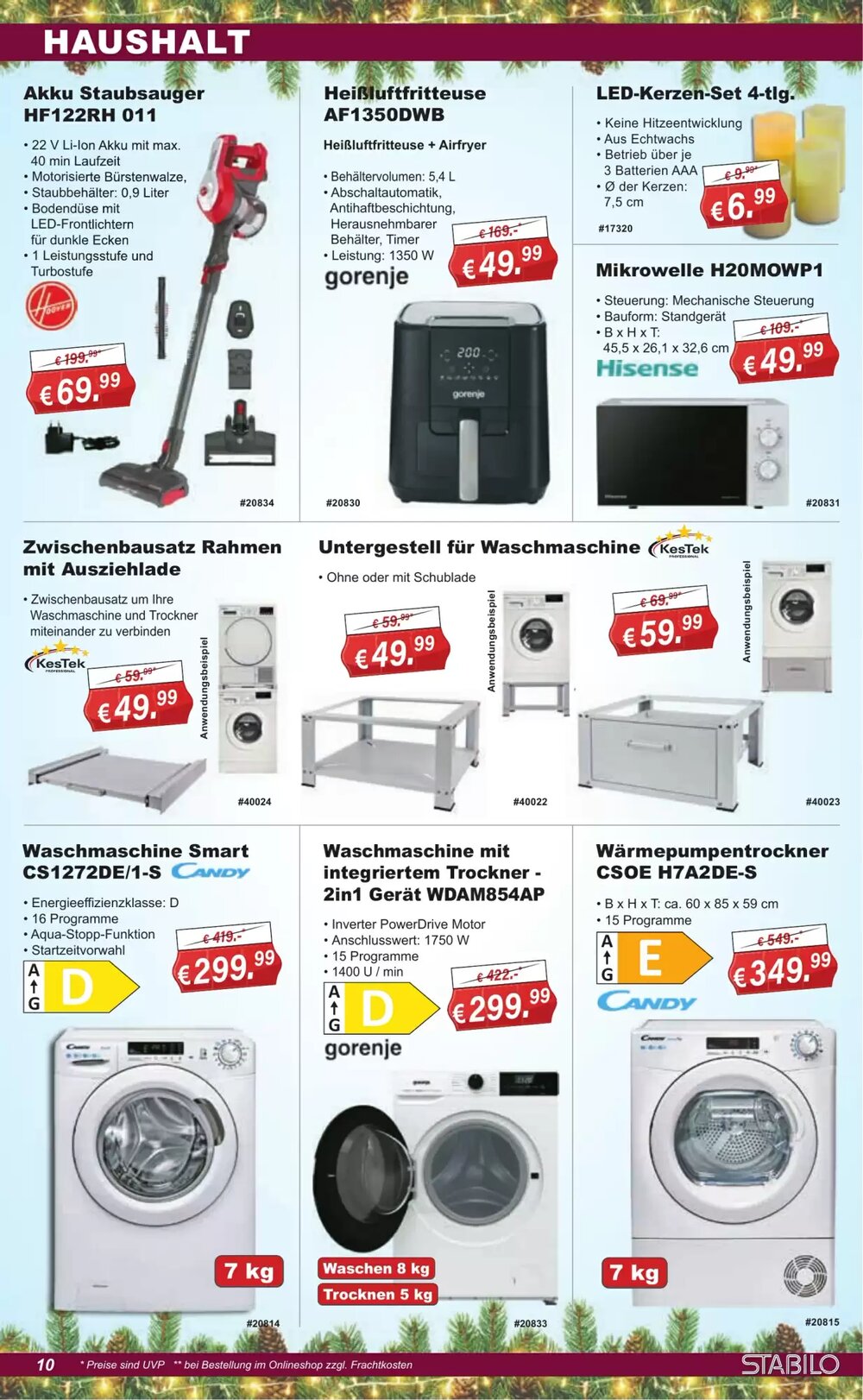 Stabilo Fachmarkt Prospekt (ab 15.12.2025) zum Blättern - Seite 10