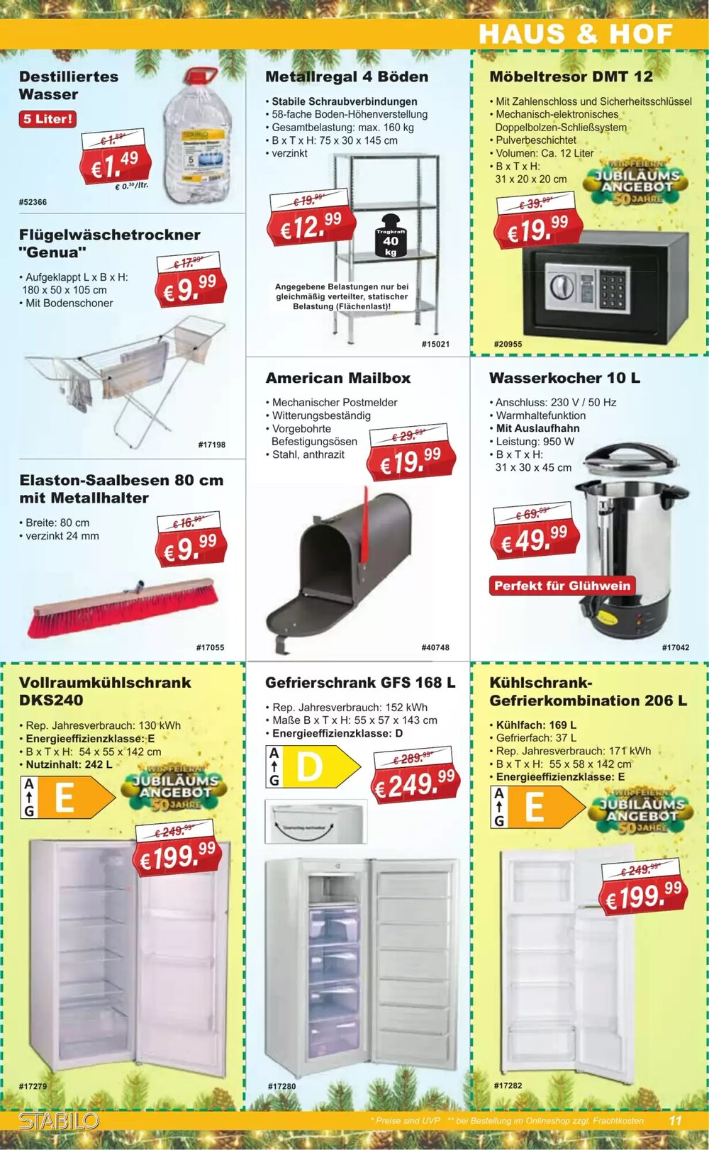 Stabilo Fachmarkt Prospekt (ab 15.12.2025) zum Blättern - Seite 11
