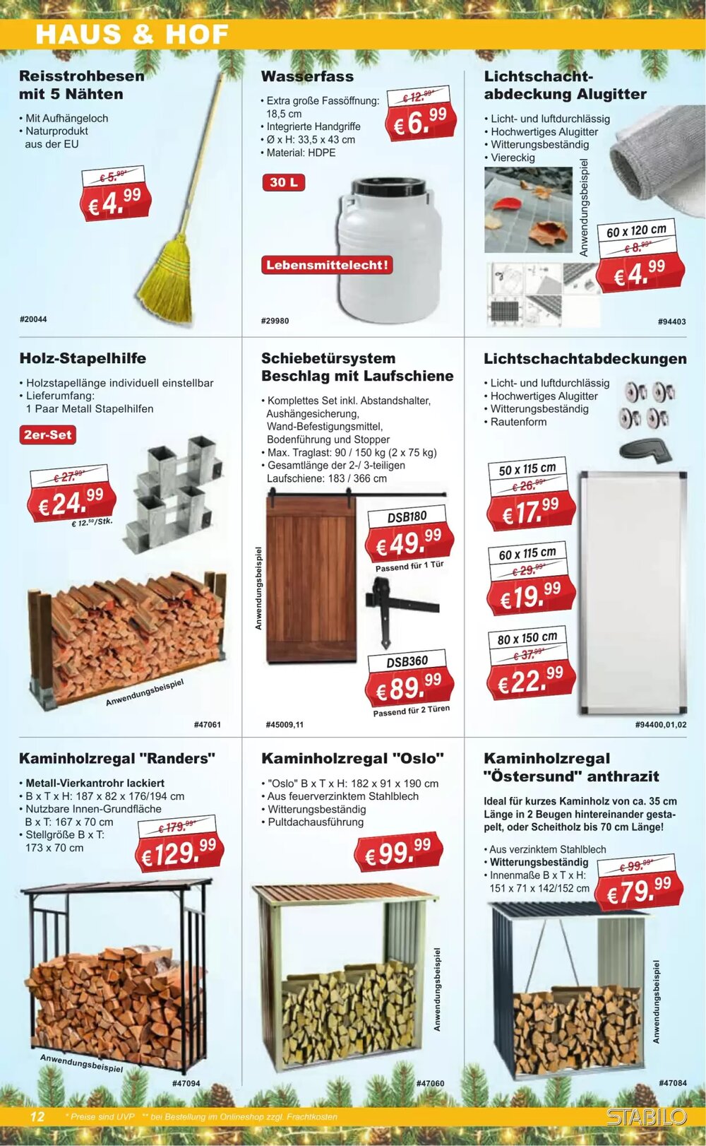 Stabilo Fachmarkt Prospekt (ab 15.12.2025) zum Blättern - Seite 12