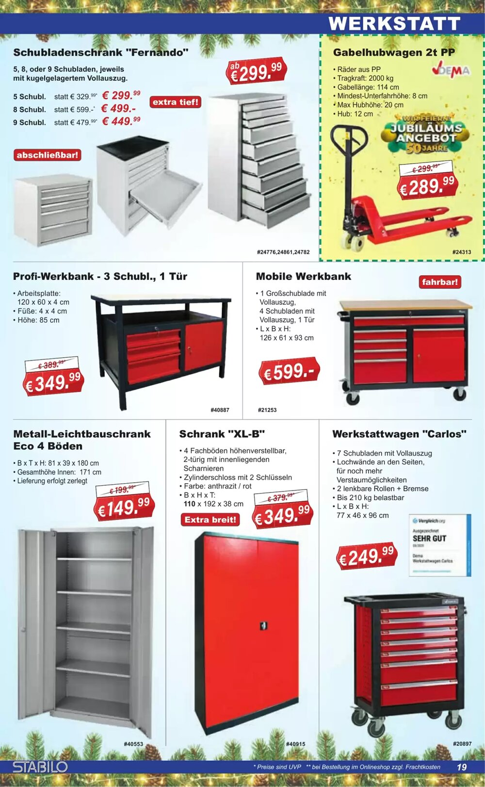Stabilo Fachmarkt Prospekt (ab 15.12.2025) zum Blättern - Seite 19