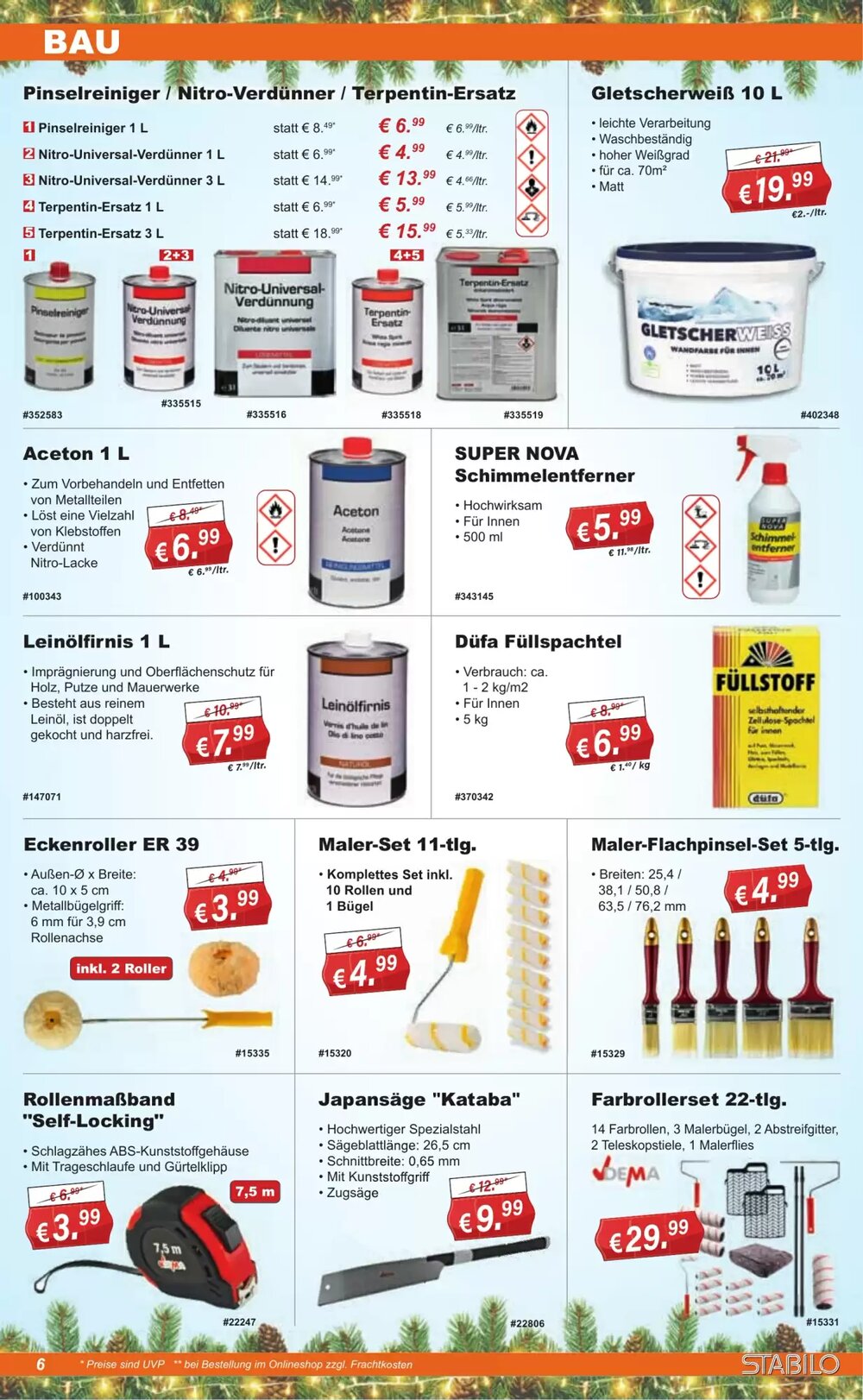 Stabilo Fachmarkt Prospekt (ab 15.12.2025) zum Blättern - Seite 6