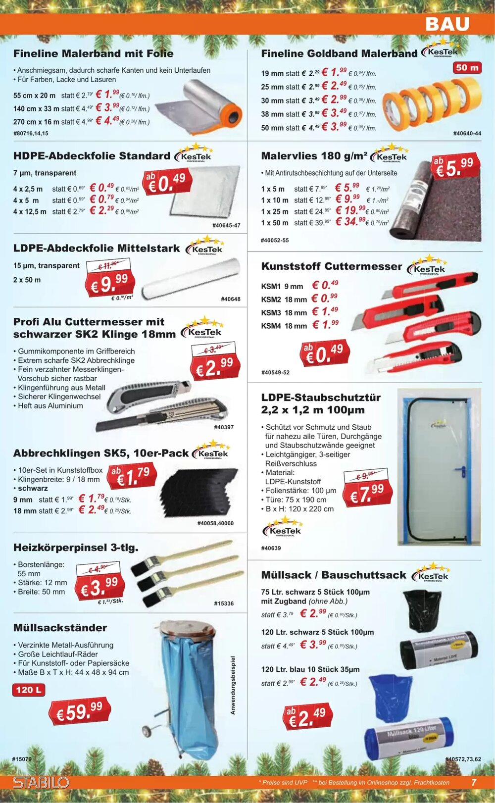 Stabilo Fachmarkt Prospekt (ab 15.12.2025) zum Blättern - Seite 7