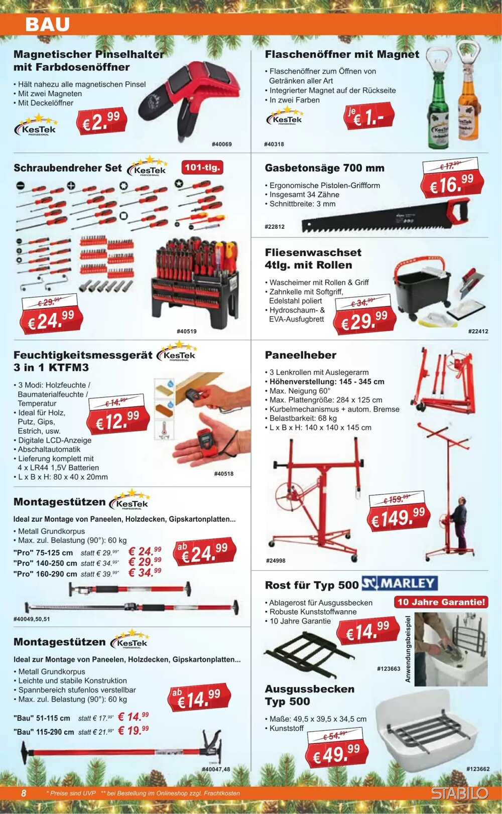 Stabilo Fachmarkt Prospekt (ab 15.12.2025) zum Blättern - Seite 8
