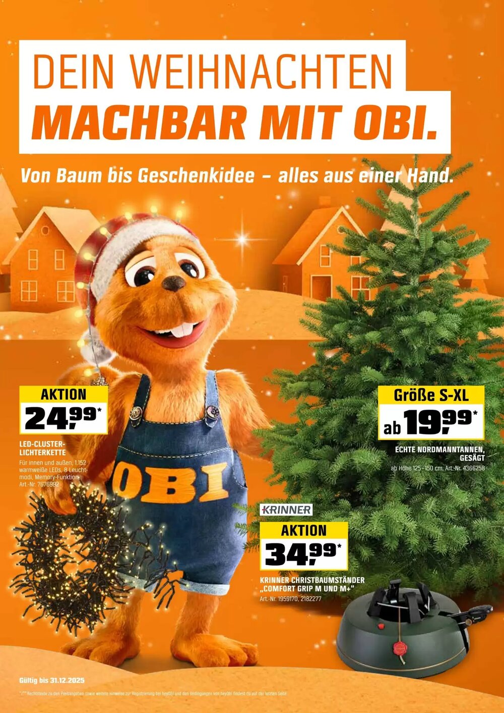 OBI Prospekt (ab 15.12.2025) zum Blättern - Seite 1