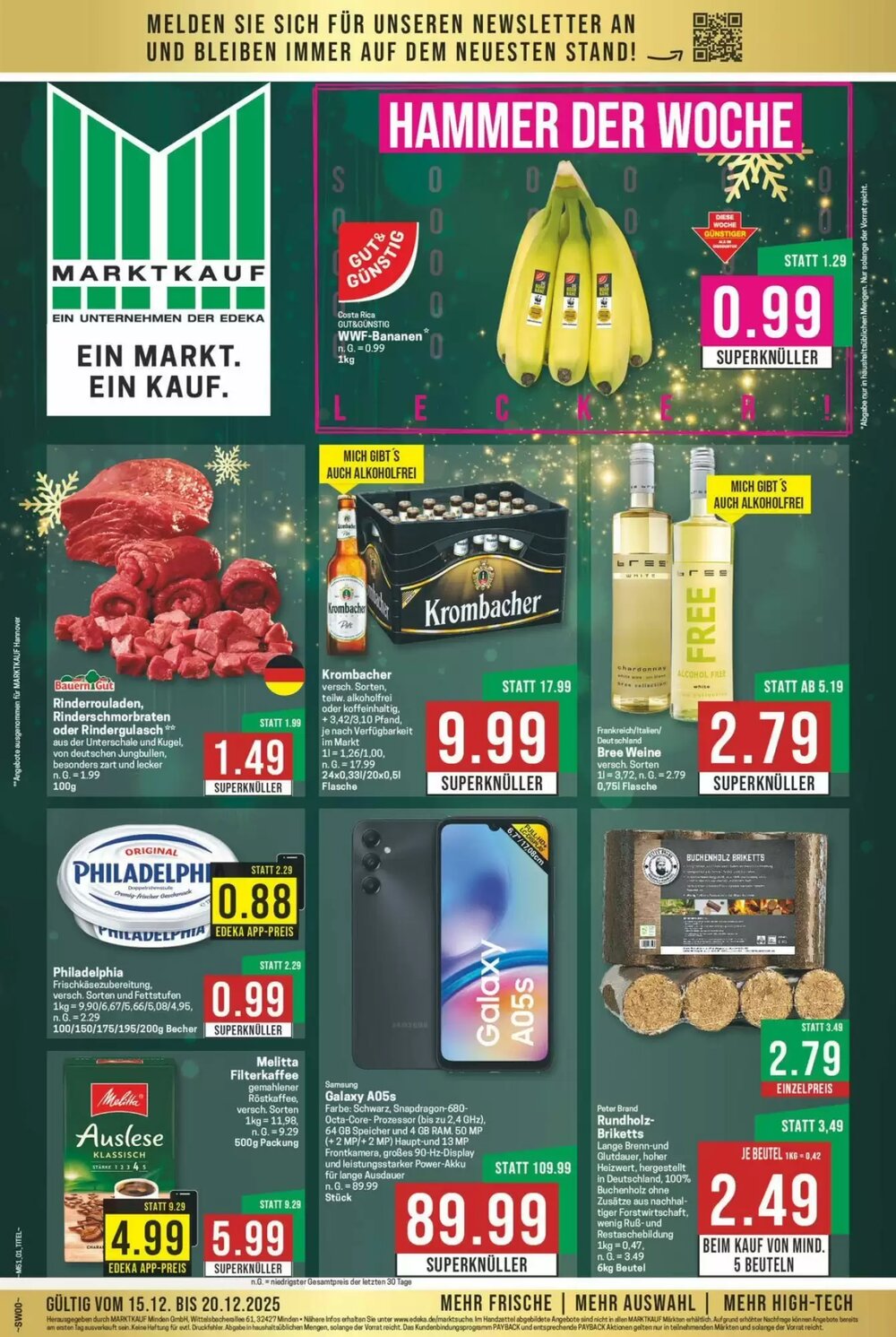 Marktkauf Prospekt (ab 15.12.2025) zum Blättern - Seite 1