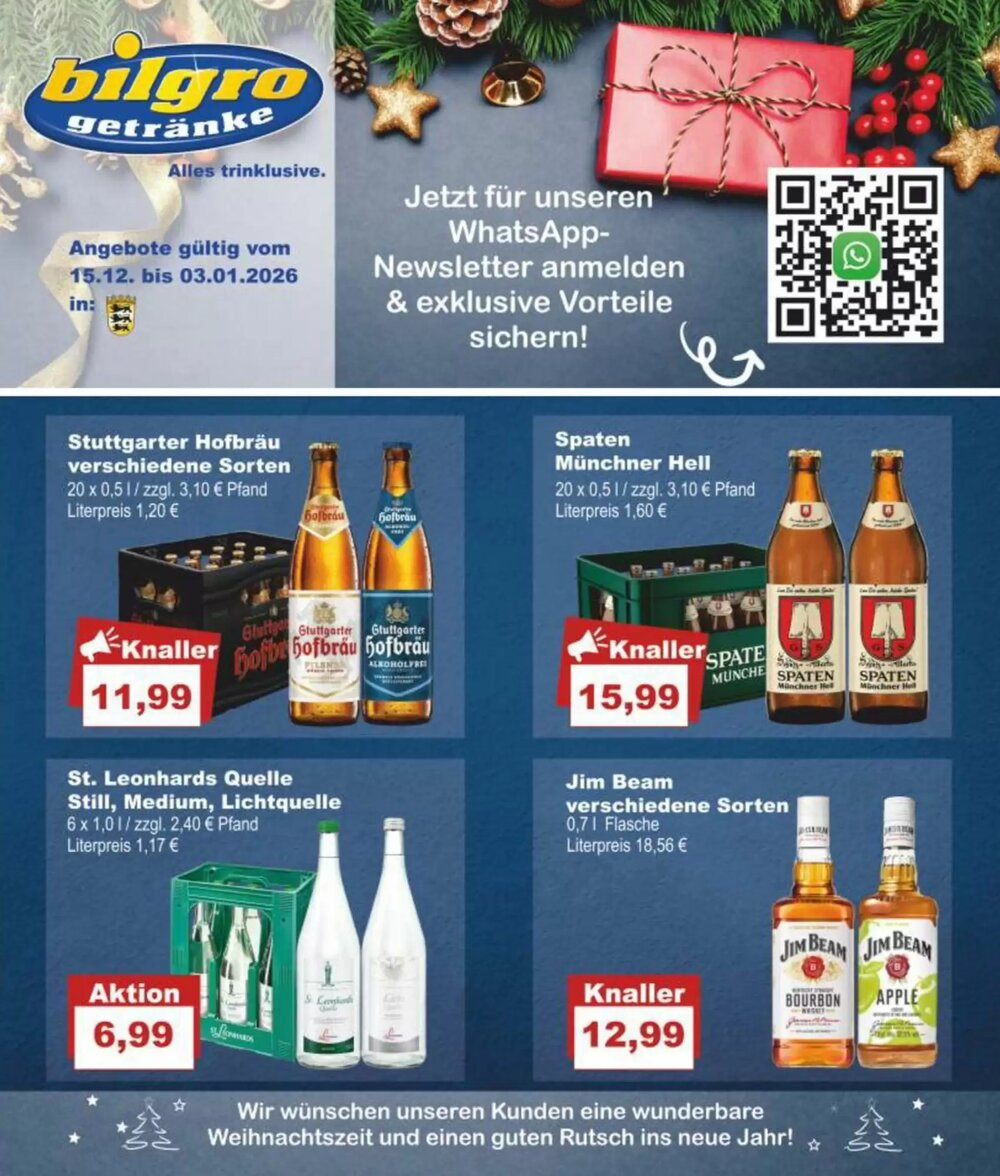 Bilgro Prospekt (ab 15.12.2025) zum Blättern - Seite 1