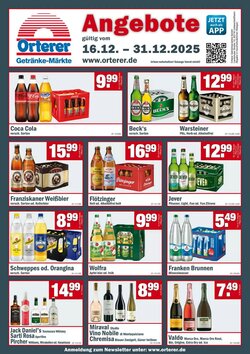 Orterer Getränkemarkt Prospekt (ab 16.12.2025) zum Blättern