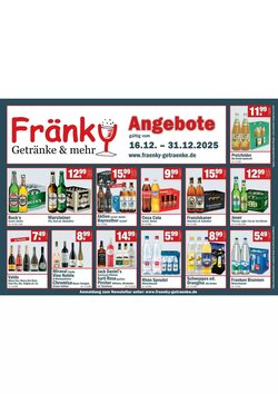 Fränky Getränke Prospekt (ab 16.12.2025) zum Blättern