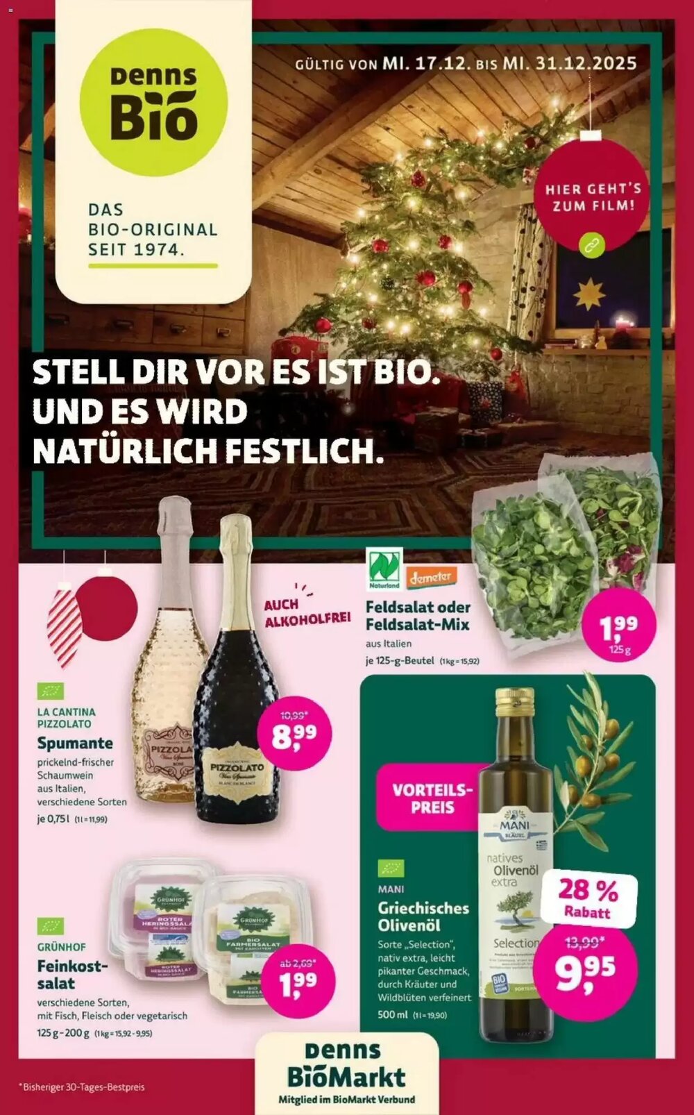Denns BioMarkt Prospekt (ab 17.12.2025) zum Blättern - Seite 1