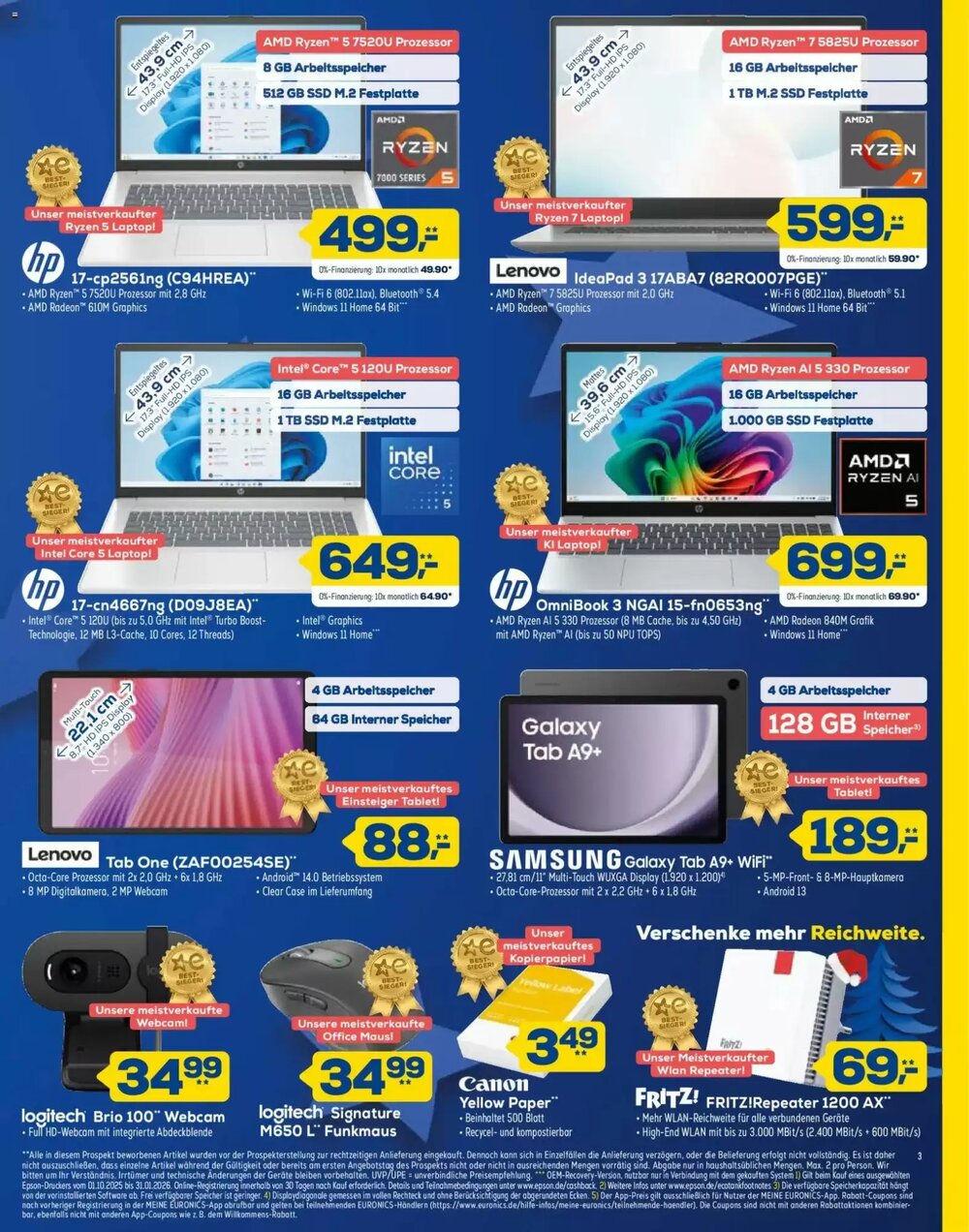 Euronics Prospekt (ab 17.12.2025) zum Blättern - Seite 3