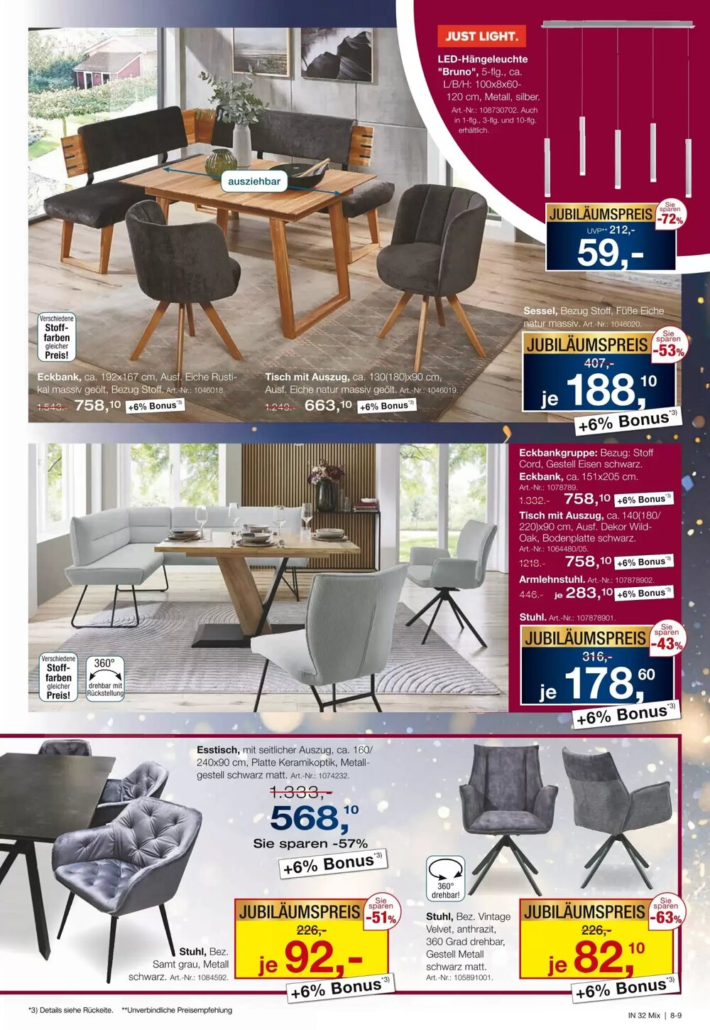 Möbel Inhofer Prospekt (ab 17.12.2025) zum Blättern - Seite 9