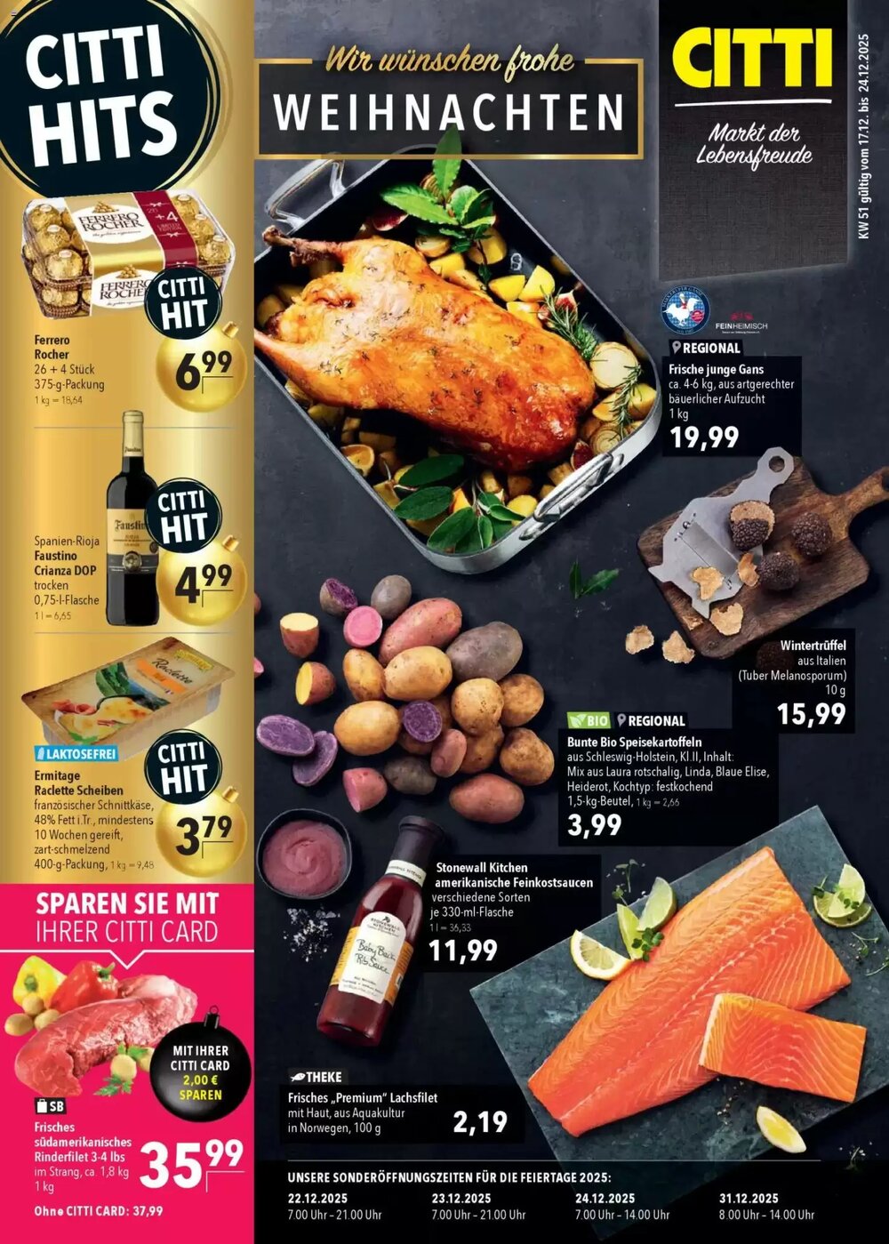 CITTI Markt Prospekt (ab 17.12.2025) zum Blättern - Seite 1