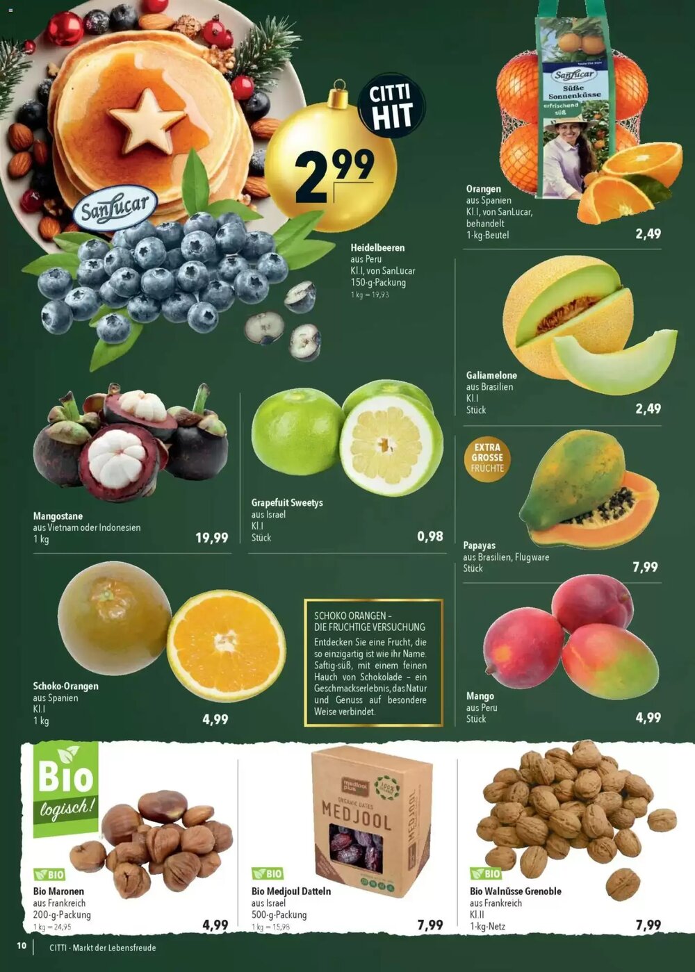 CITTI Markt Prospekt (ab 17.12.2025) zum Blättern - Seite 10