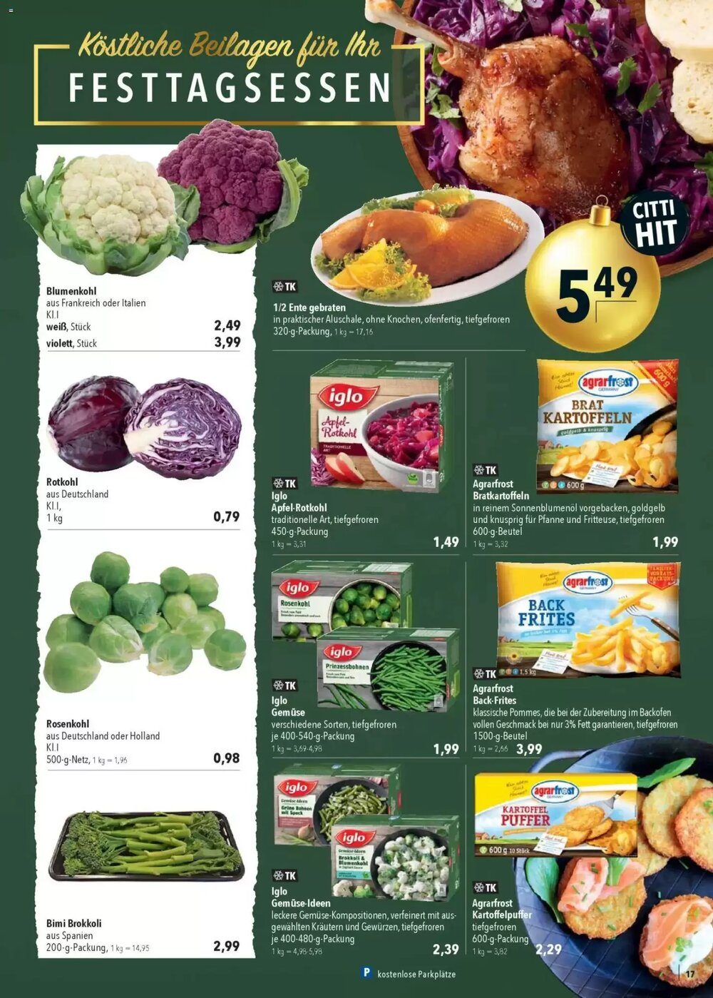 CITTI Markt Prospekt (ab 17.12.2025) zum Blättern - Seite 17