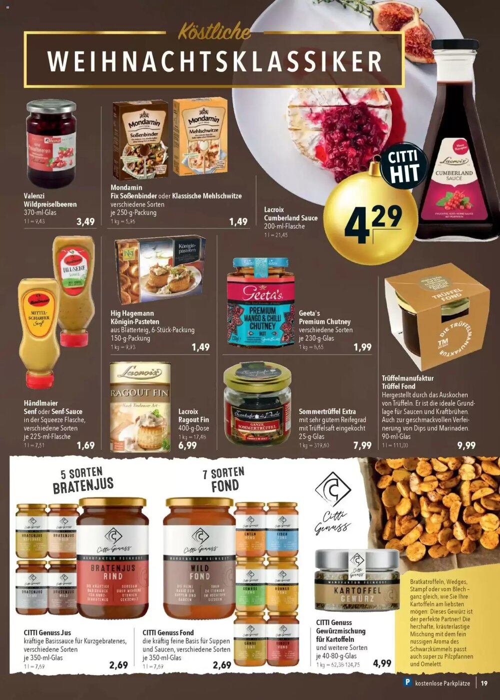 CITTI Markt Prospekt (ab 17.12.2025) zum Blättern - Seite 19