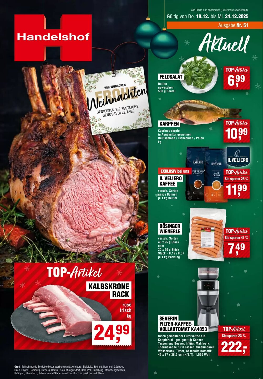 Handelshof Prospekt (ab 18.12.2025) zum Blättern - Seite 1