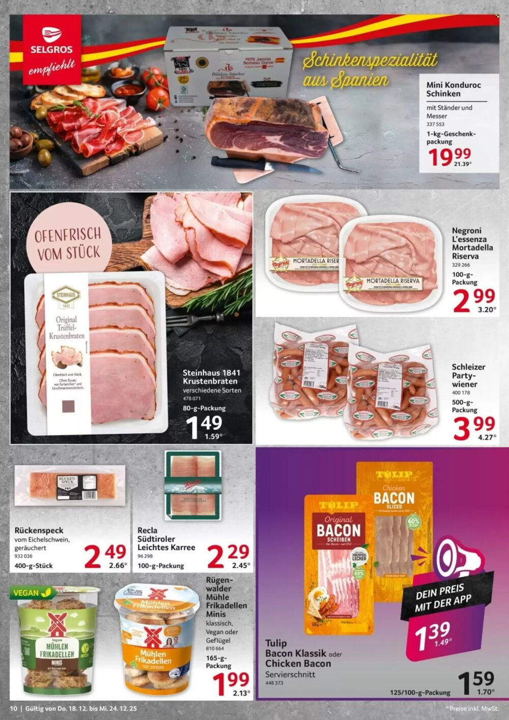 Selgros Prospekt (ab 18.12.2025) zum Blättern - Seite 10